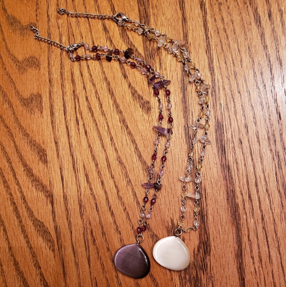 Simulated Cat's Eye Necklaces (fiberoptic)